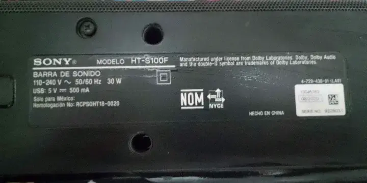 Barra de sonido Sony 120W con Bluetooth y HDMI ARC - 4