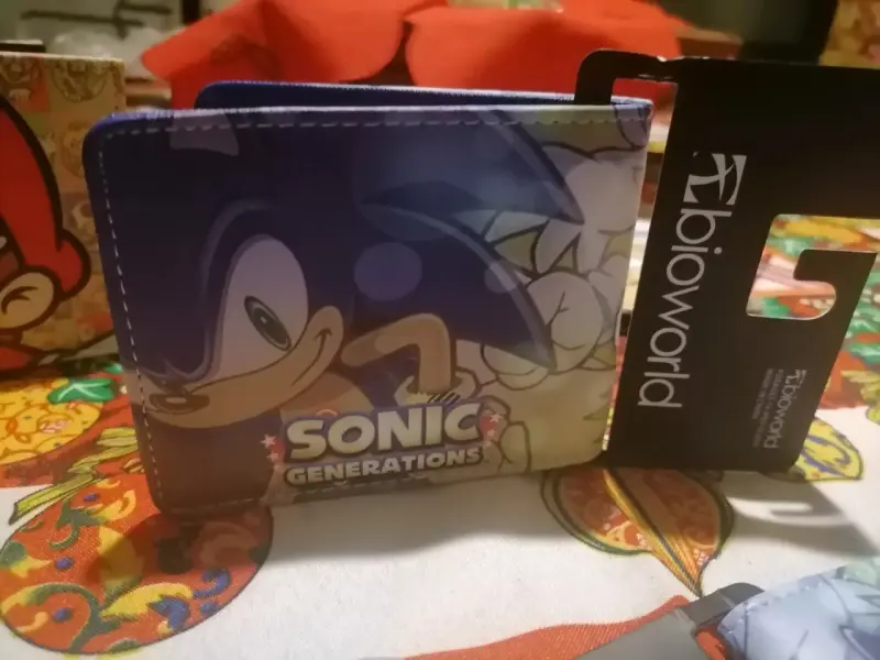 Billeteras Bioworld de Sonic y Mario - 2