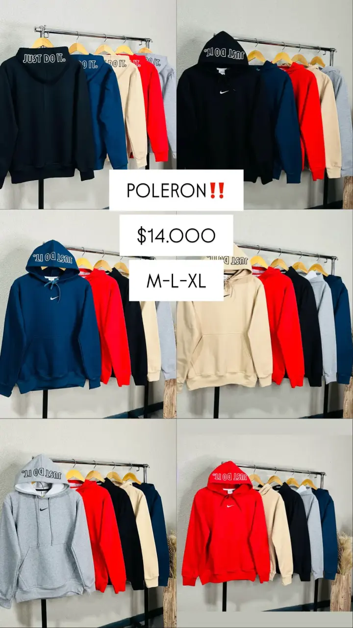 Polerones unisex variados colores y tallas - 4