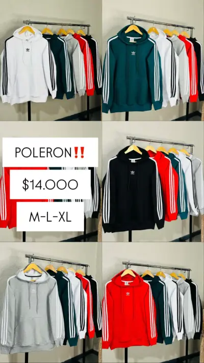Polerones unisex variados colores y tallas - miniatura 5