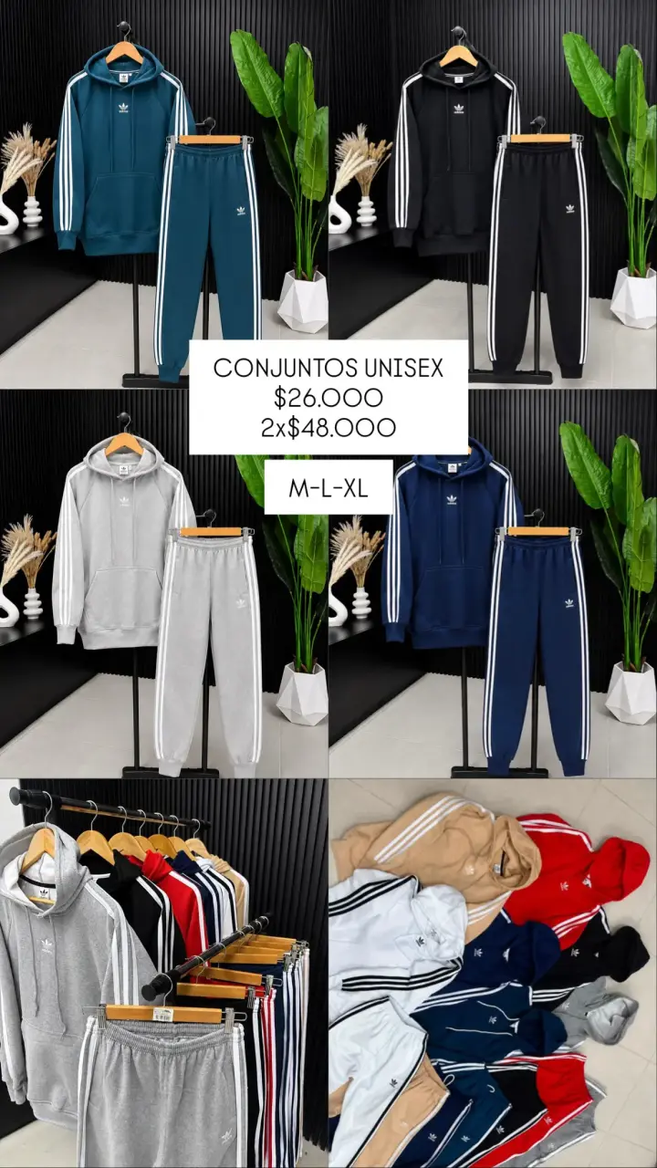 Conjunto deportivo unisex en varios colores - 4
