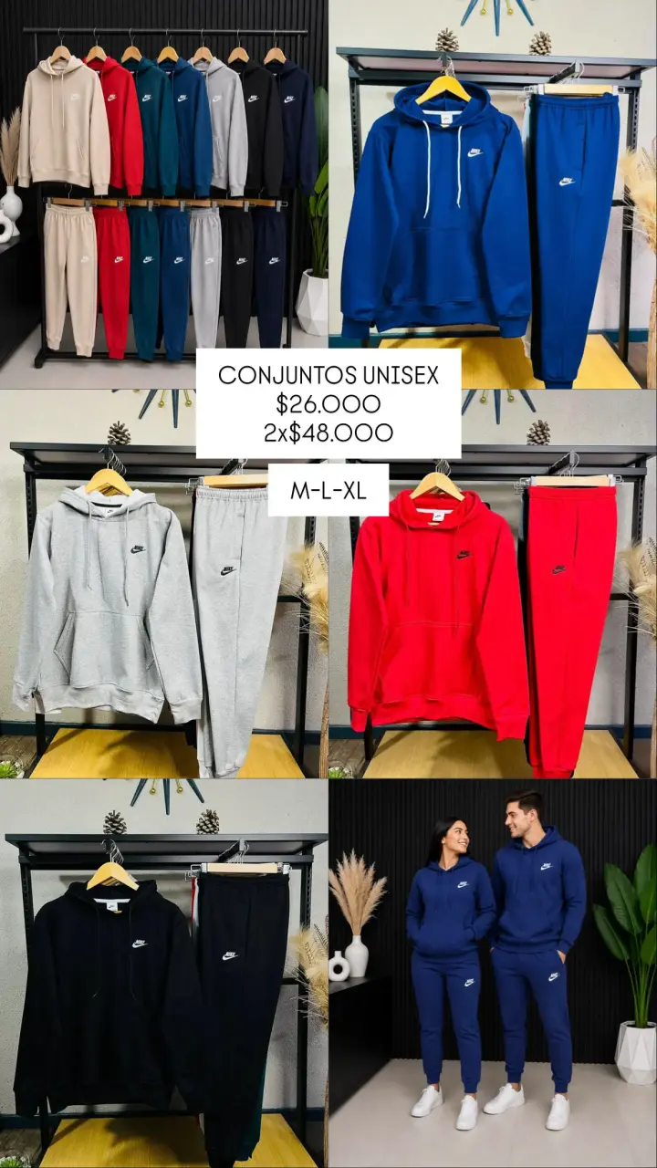 Conjunto deportivo unisex en varios colores - 5