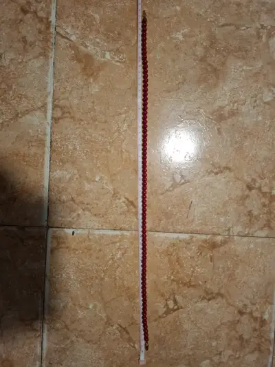 Collar de perlas rojas Mallorica - miniatura 2