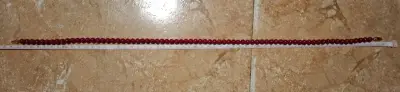 Collar de perlas rojas Mallorica - miniatura 4