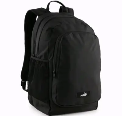 Mochila negra Puma con bolsillos laterales - miniatura 2