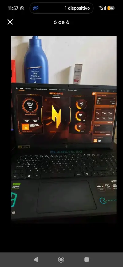 Notebook gamer Acer nitro V15 rtx 3050 - miniatura 1