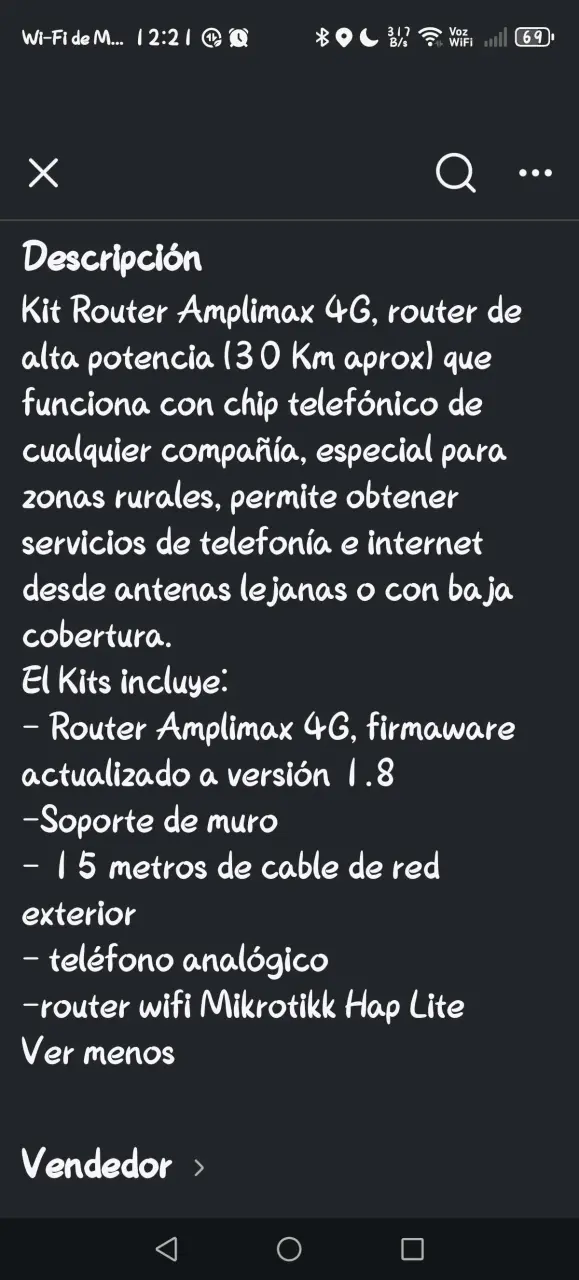 Kit Amplimax 4G Elsys con Router y Antena - 2