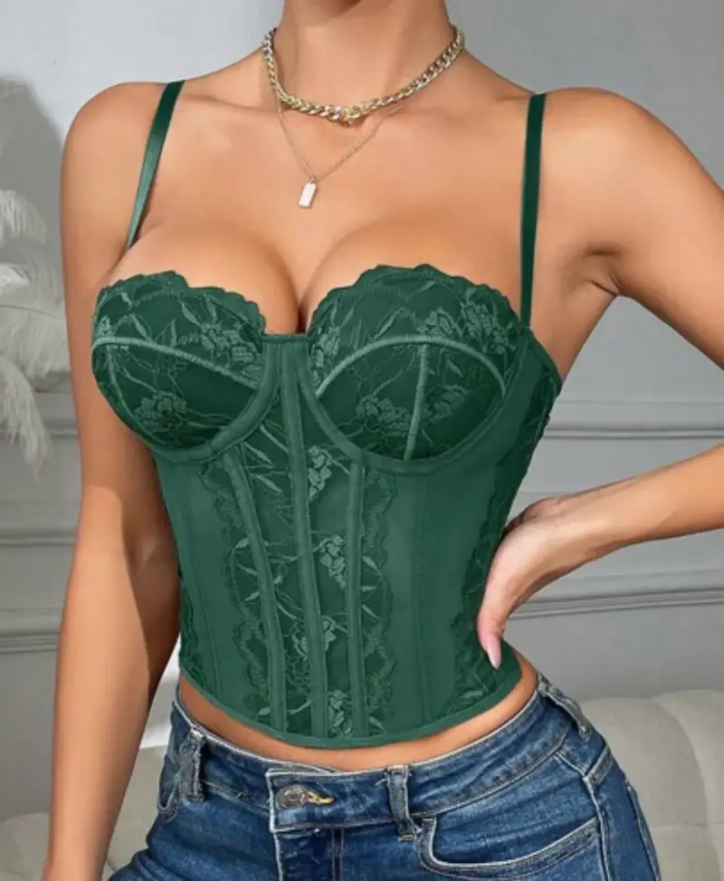 Corset verde shein - 5