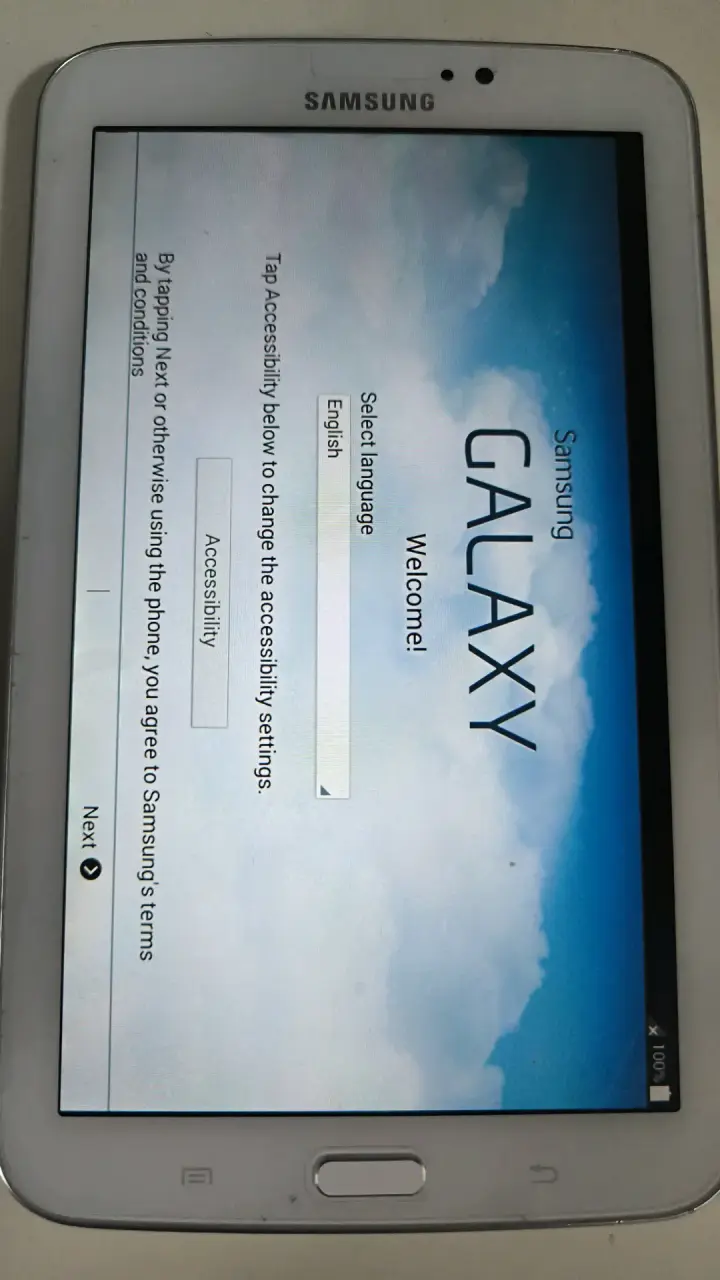 Tablet Samsung Galaxy con pantalla de repuesto - 6