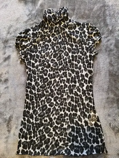 Polera de Leopardo Zara de Cuello Alto - miniatura 2