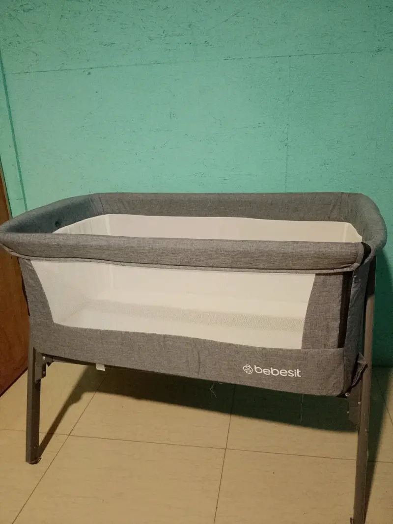 Cuna colecho Bebesit gris para bebé - 1