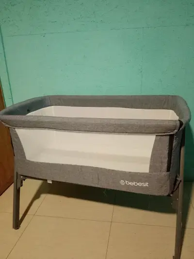 Cuna colecho Bebesit gris para bebé - miniatura 1