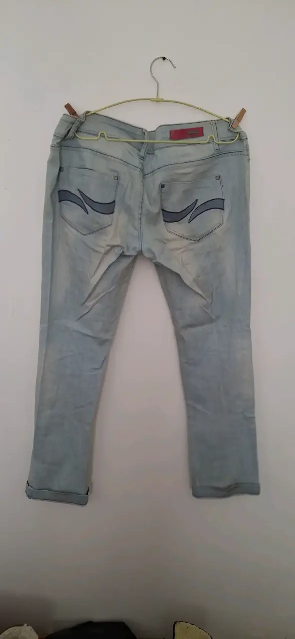 Jeans Mujer Talla 46 Efecto Desgastado - 3