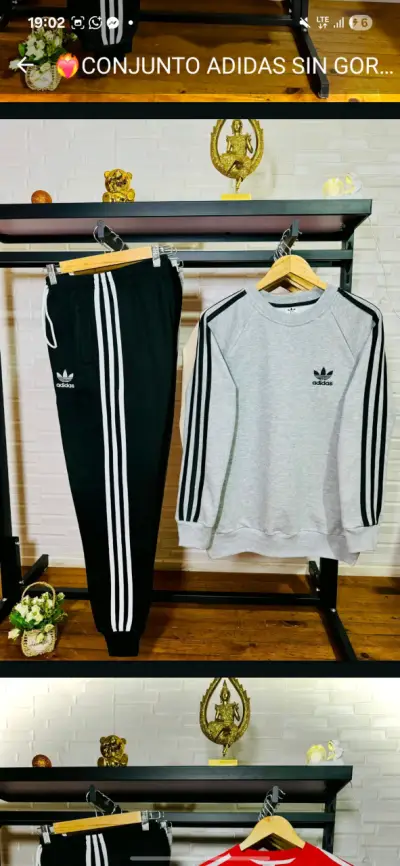 Conjunto deportivo Adidas unisex en varios colores - miniatura 4