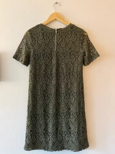 Vestido Encaje Verde H&M - miniatura 4
