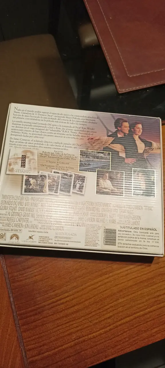 Edición Limitada VHS Titanic de James Cameron - 2