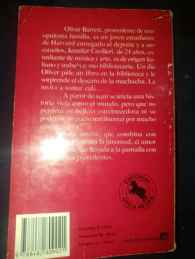 Libro 'Love Story' de Erich Segal - Best Seller - miniatura 2