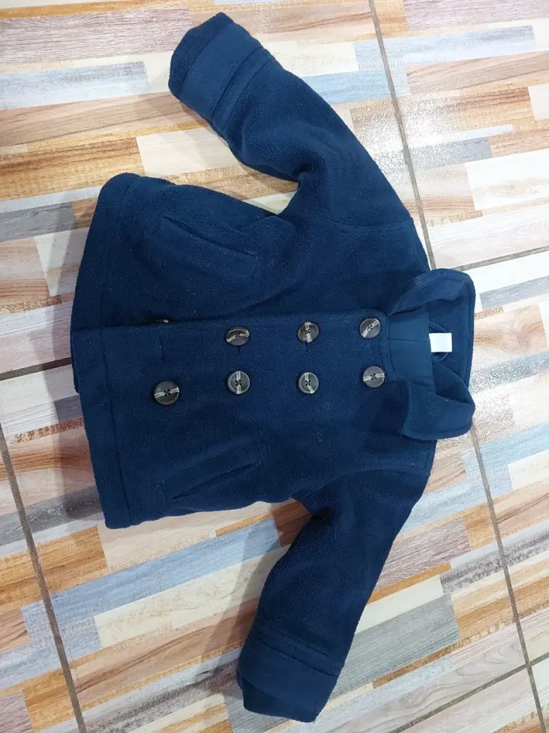 Abrigo azul para niño talla 12 meses - 2