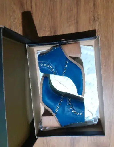 Zapatos de baile azul Exótica talla 37 - miniatura 2