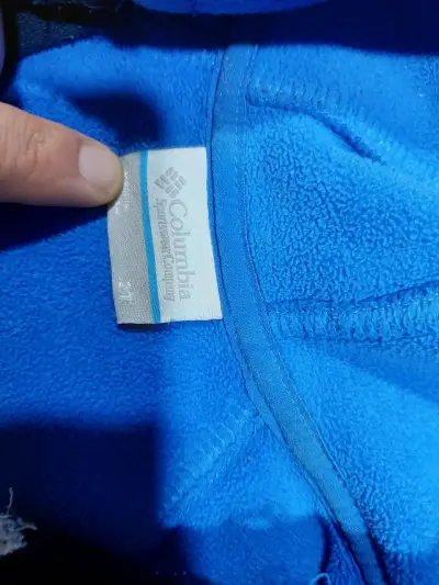 Chaqueta polar infantil Columbia azul con orejas - miniatura 5