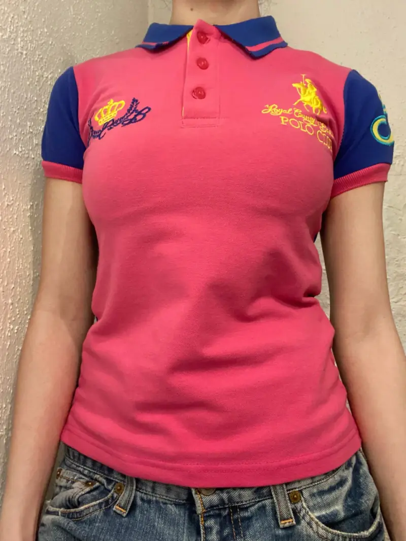 Polera Polo Royal County of Berkshire Mujer Rosada - 1