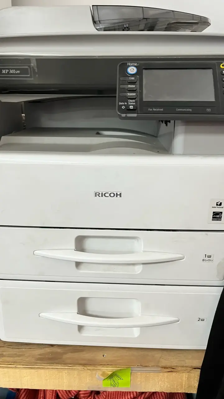 Impresora multifuncional Ricoh MP 301SPF usada - 1