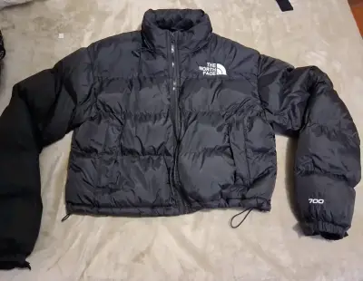 Chaqueta Puffer Negra The North Face 700 - miniatura 1