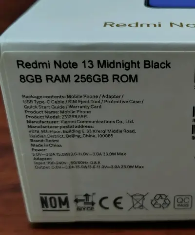 Xiaomi Redmi Note 13 - 8GB RAM 256GB Negro - miniatura 2