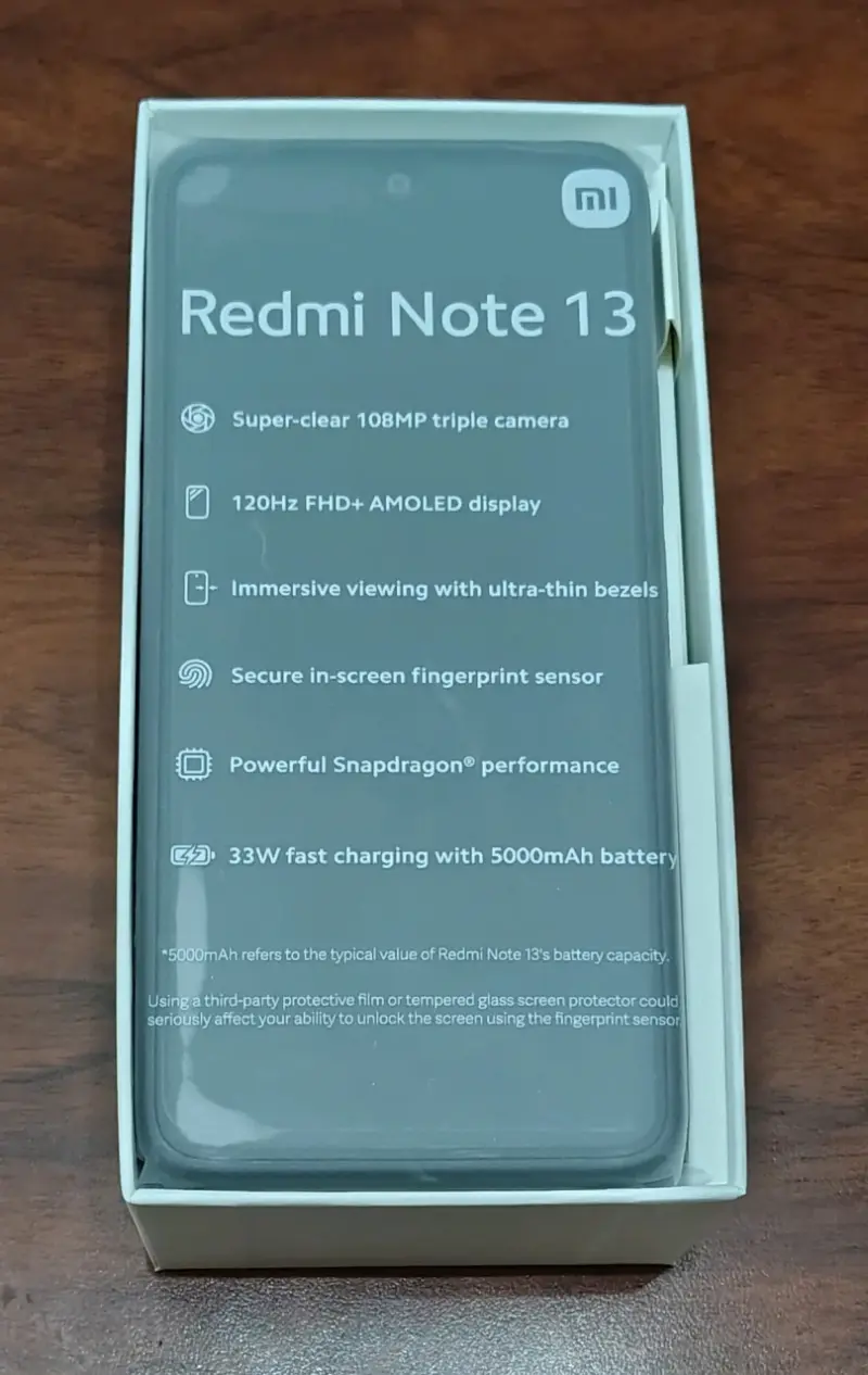 Xiaomi Redmi Note 13 - 8GB RAM 256GB Negro - 3