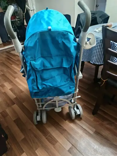 Coche de Paseo Bebesit Azul Plegable - miniatura 5