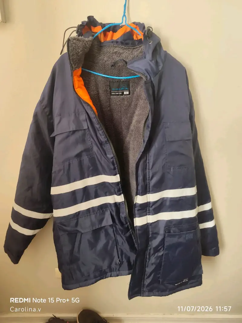 Parka Siberia Therm 6000 Azul con Forro Interior - 5