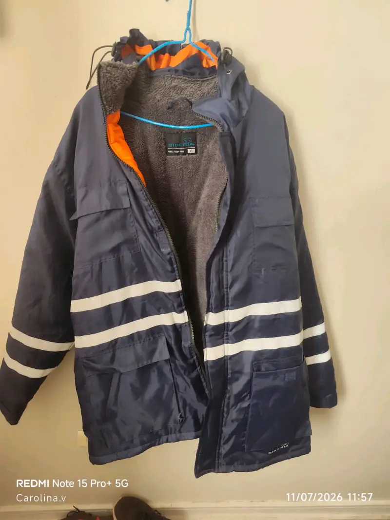 Parka Siberia Therm 6000 Azul con Forro Interior - 6