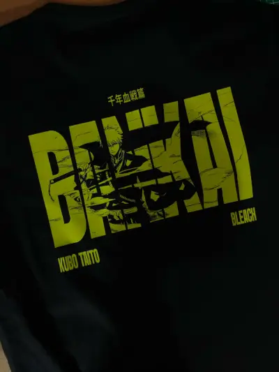 Polera negra de bleach talla L nueva - miniatura 2
