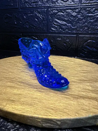 Zapato Fenton  Colonial Azul Cabeza de gato - miniatura 4