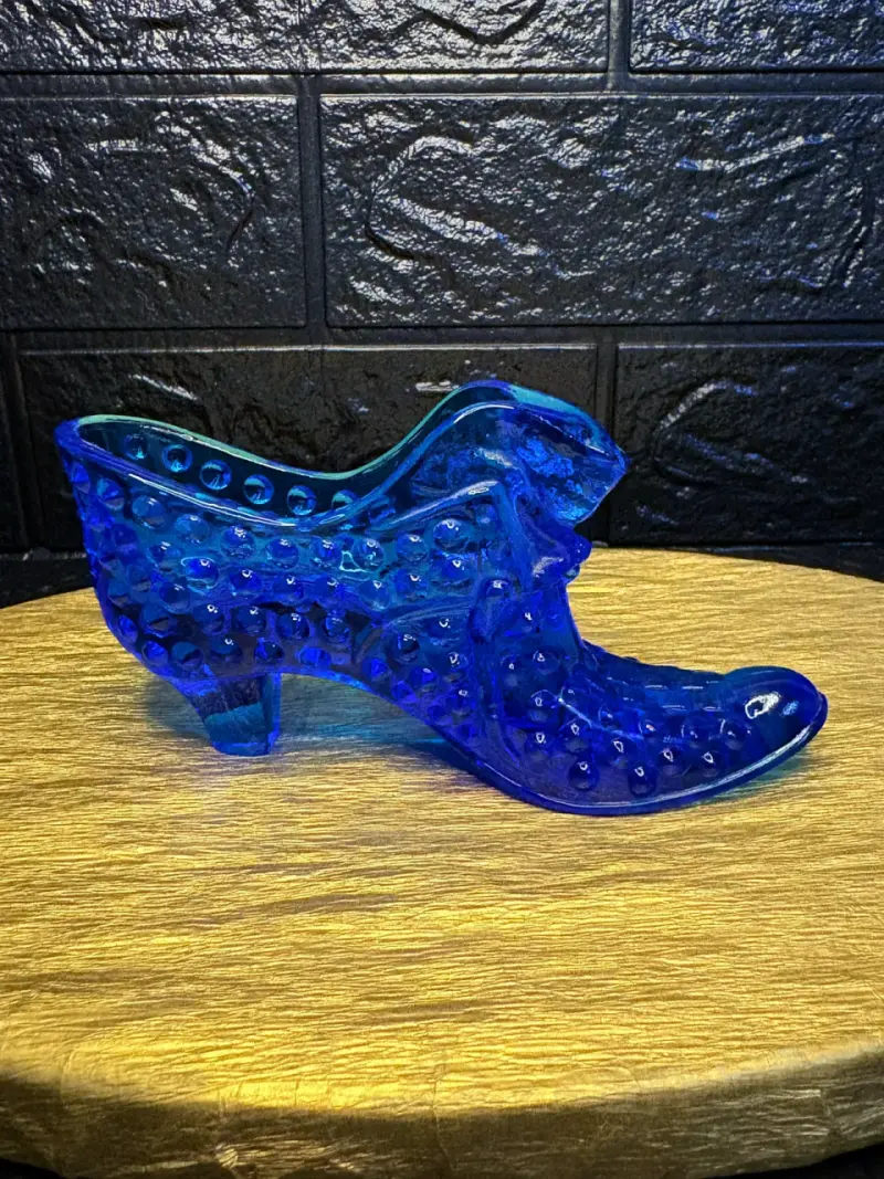 Zapato Fenton Colonial Azul Cabeza de gato - 5