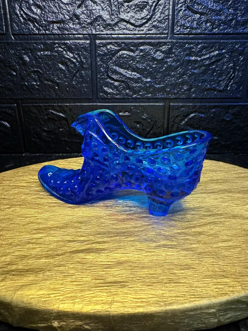 Zapato Fenton Colonial Azul Cabeza de gato - 6