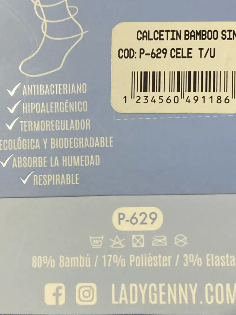 Calcetines de bambú Lady Genny antibacterianos - 3