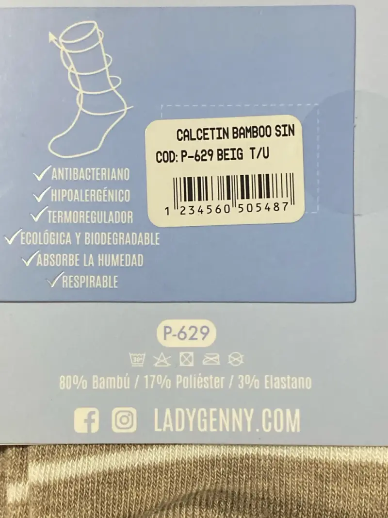 Calcetines de bambú Lady Genny antibacterianos - 4