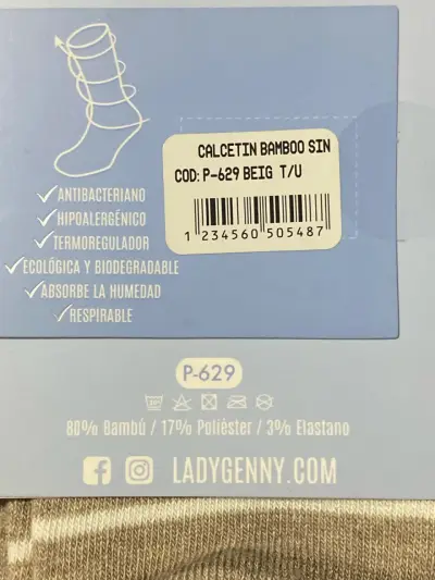 Calcetines de bambú Lady Genny antibacterianos - miniatura 4