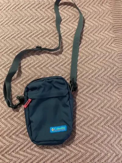 Bolso bandolera Columbia azul - miniatura 1