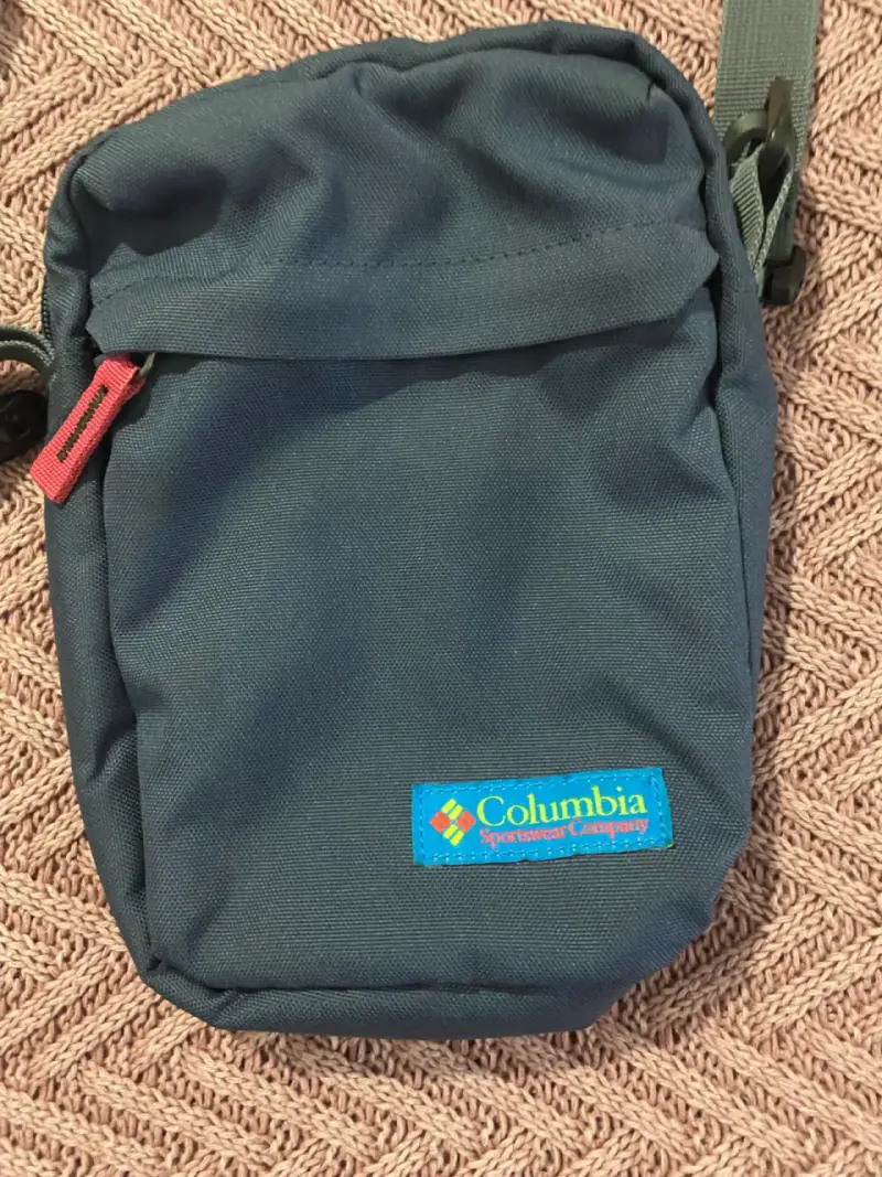 Bolso bandolera Columbia azul - 2