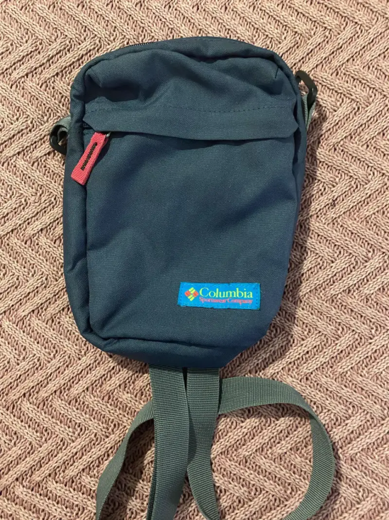 Bolso bandolera Columbia azul - 3