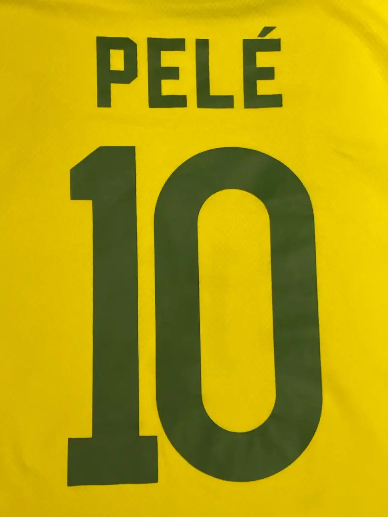 Camiseta Brasil Retro Pelé Número 10 Mundial 1970 - 3