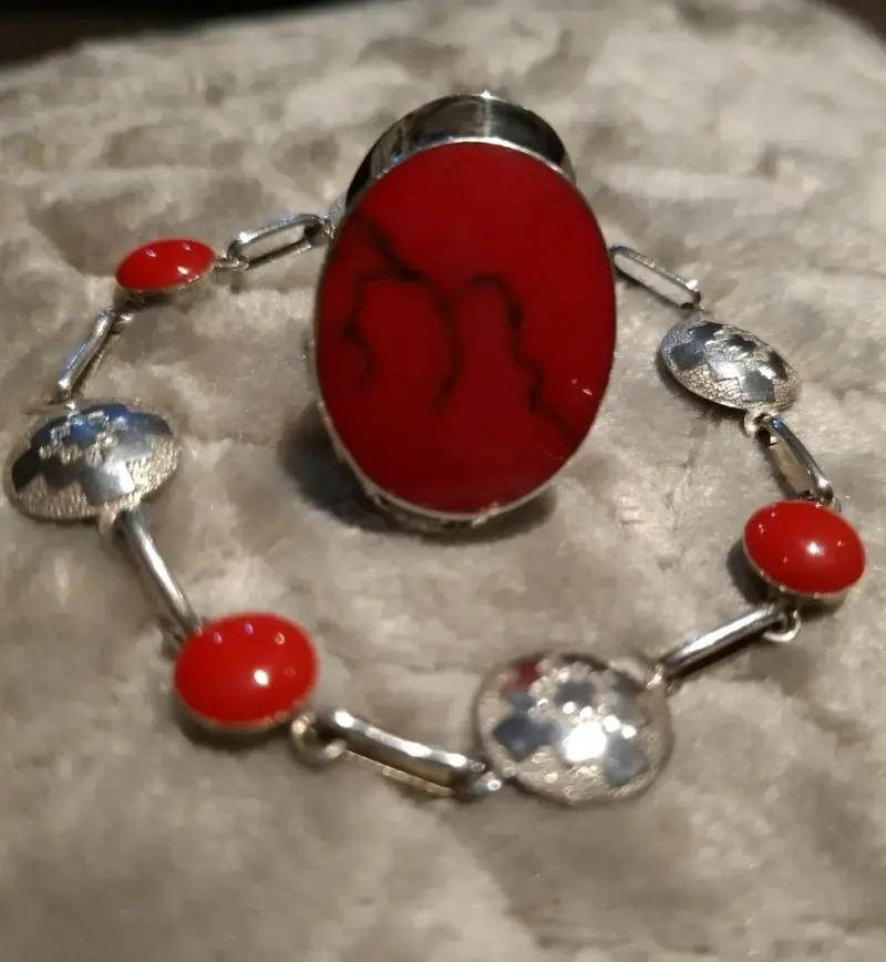 Set de joyería con piedras de colores - 3