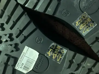 Mocasines de cuero negro con cadena dorada Dune - miniatura 3