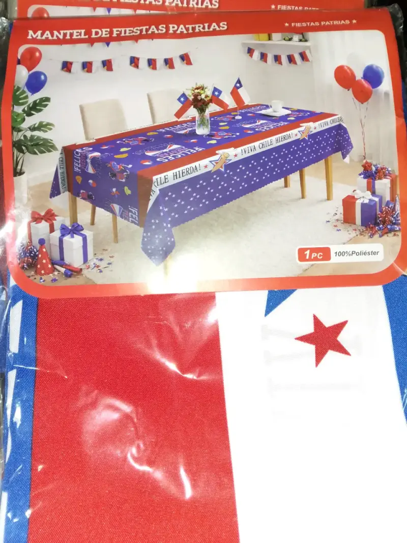 Mantel de Fiestas Patrias de Poliéster - 2