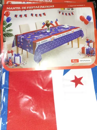 Mantel de Fiestas Patrias de Poliéster - miniatura 2