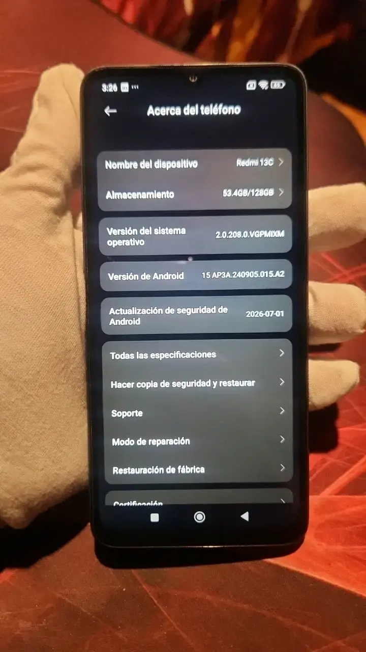 Smartphone Redmi 13C con 128GB de almacenamiento - 3