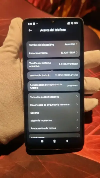 Smartphone Redmi 13C con 128GB de almacenamiento - miniatura 3