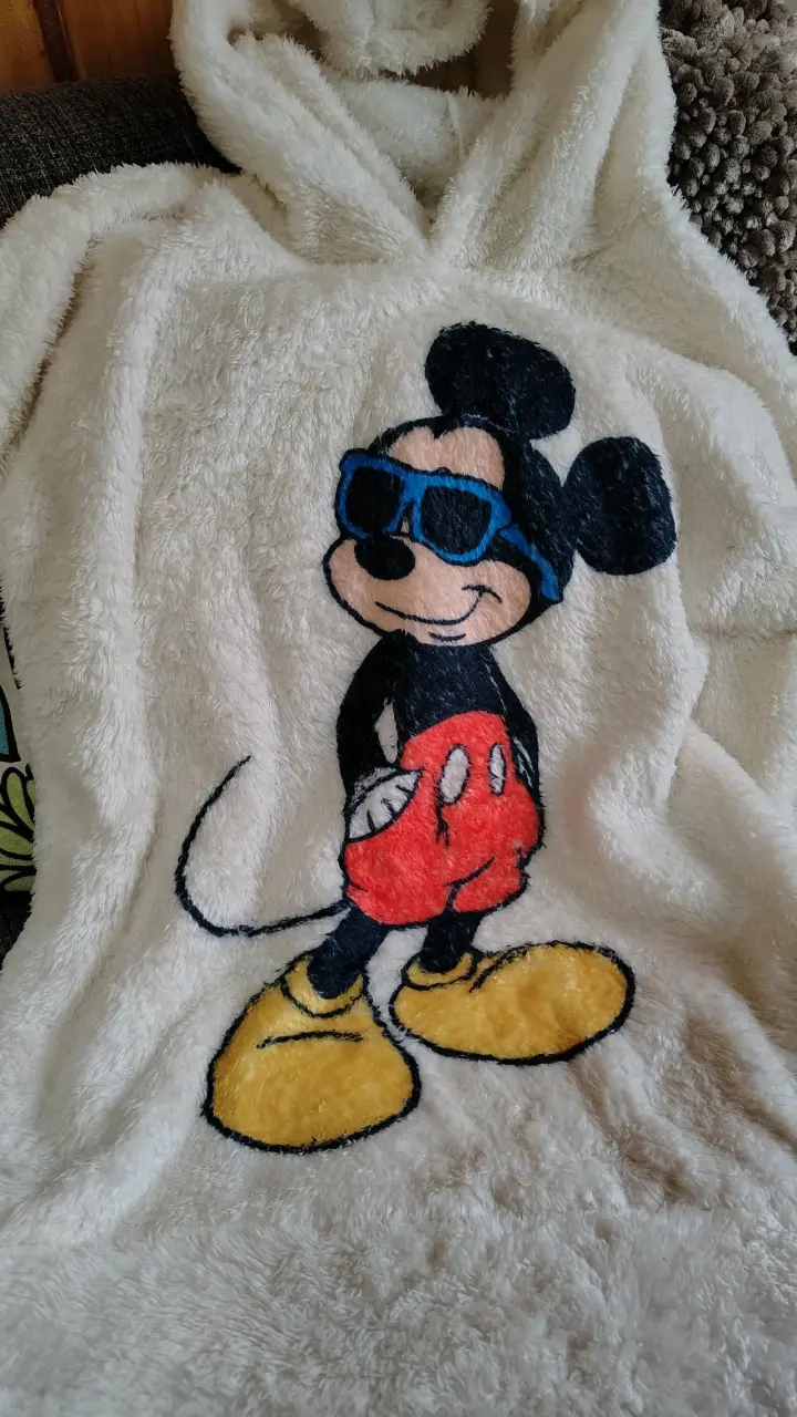 Polerón de felpa con diseño de Mickey y Minnie - 2